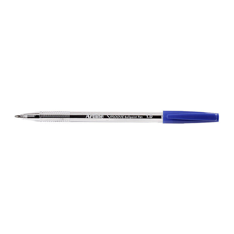 Artline Smoove Ballpoint Pen Medium Blue Bx12