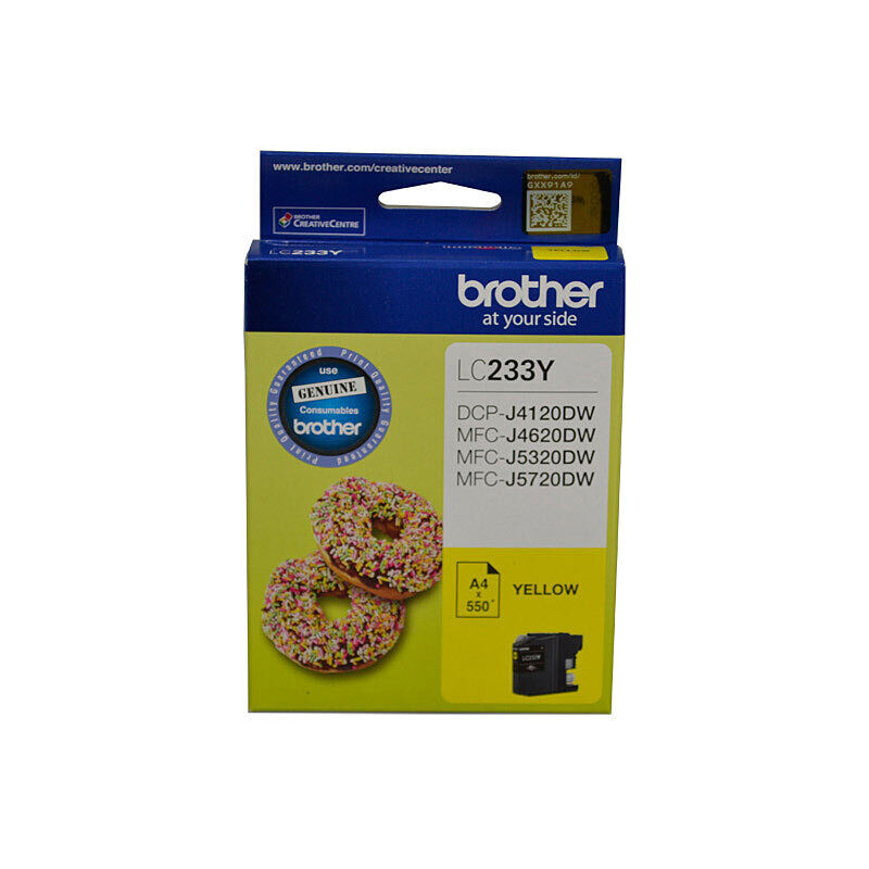 Brother LC233YS Yellow Genuine Ink Cartridge