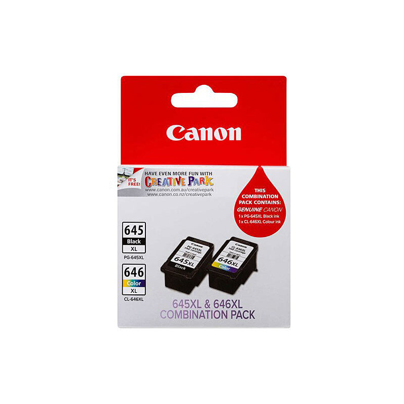 Canon PG645XLCL646XLCP Genuine Ink Cartridge