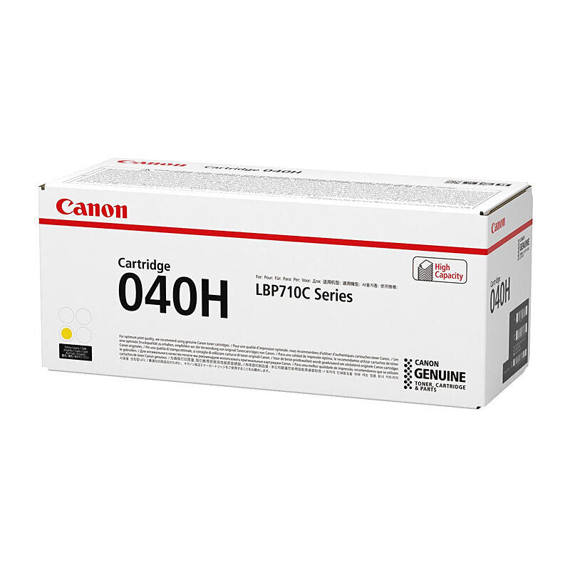 Canon CART040YH Yellow Genuine Toner Cartridge
