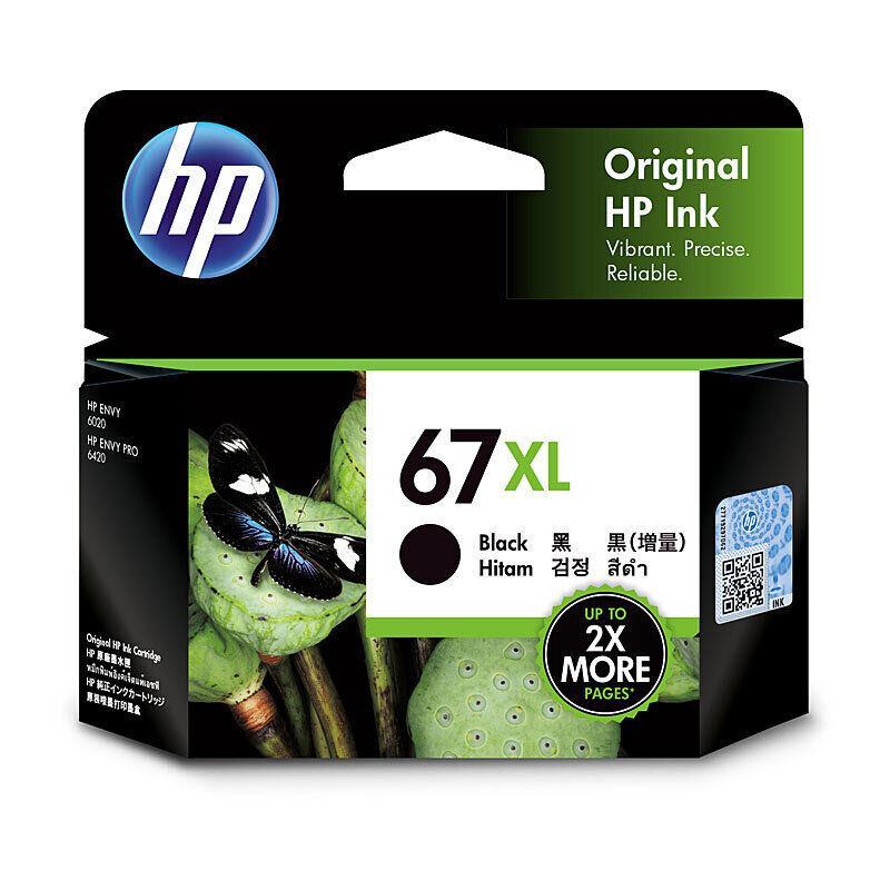 HP 3YM57AA #67XL Black Genuine Ink Cartridge