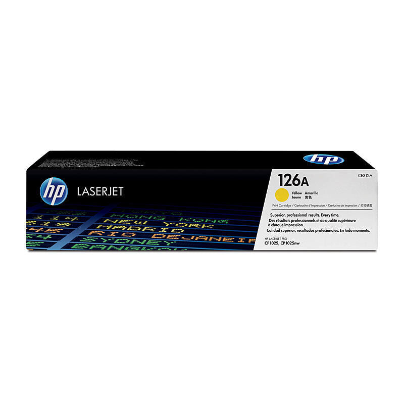 HP CE312A Yellow Genuine Toner Cartridge