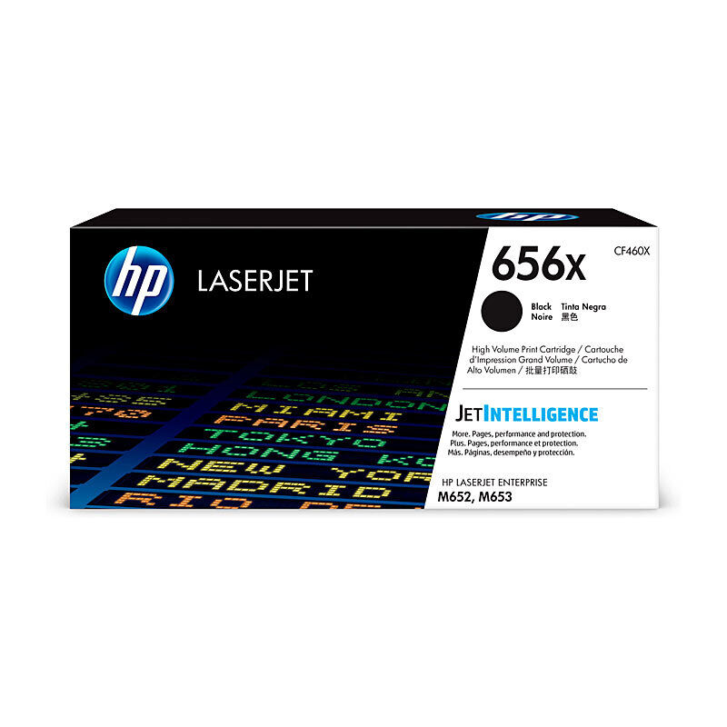HP CF460X #656X Black Genuine Toner Cartridge