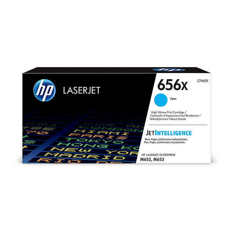 HP CF461X #656X Cyan Genuine Toner Cartridge