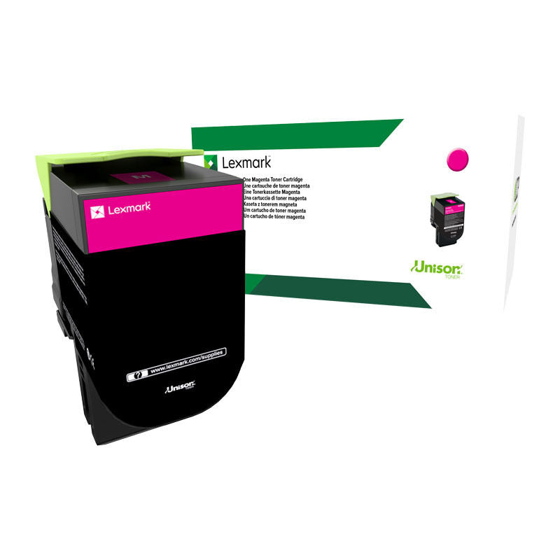 Lexmark 70C80M0 Magenta Genuine Toner Cartridge
