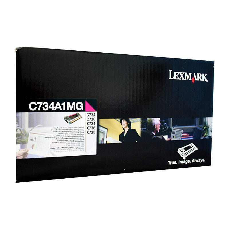Lexmark C734A1MG Magenta Genuine Toner Cartridge