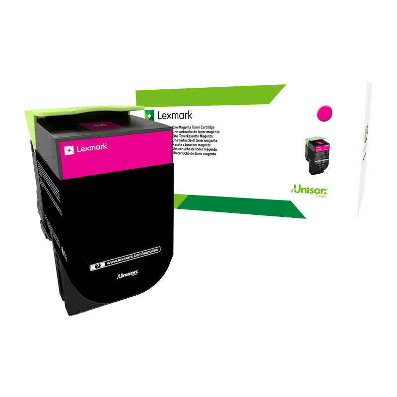 Lexmark 80C8HME Magenta Genuine Toner Cartridge