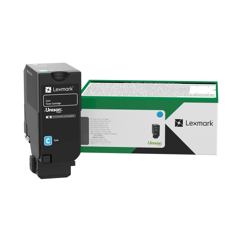 Lexmark 81C1XC0 Cyan Genuine Toner Cartridge