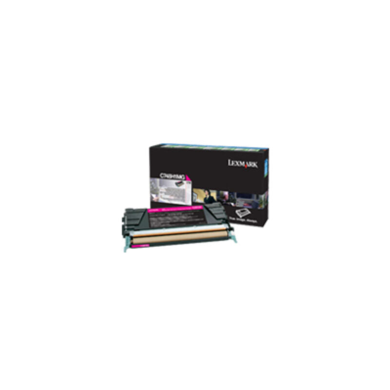 Lexmark C748H1MG Magenta Genuine Toner Cartridge