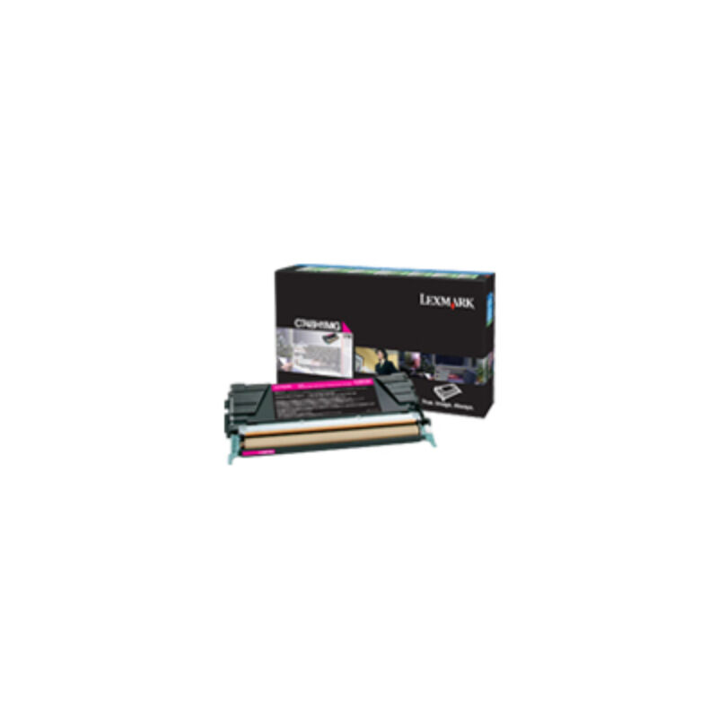 Lexmark C748H1MG Magenta Genuine Toner Cartridge