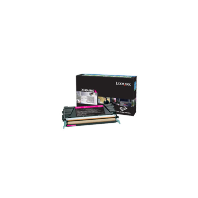 Lexmark X746A1MG Magenta Genuine Toner Cartridge