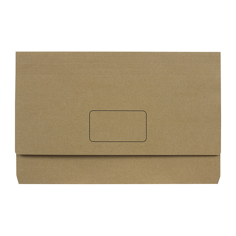 Marbig Slimpick F/C Document Wallet Env Kraft Pk10