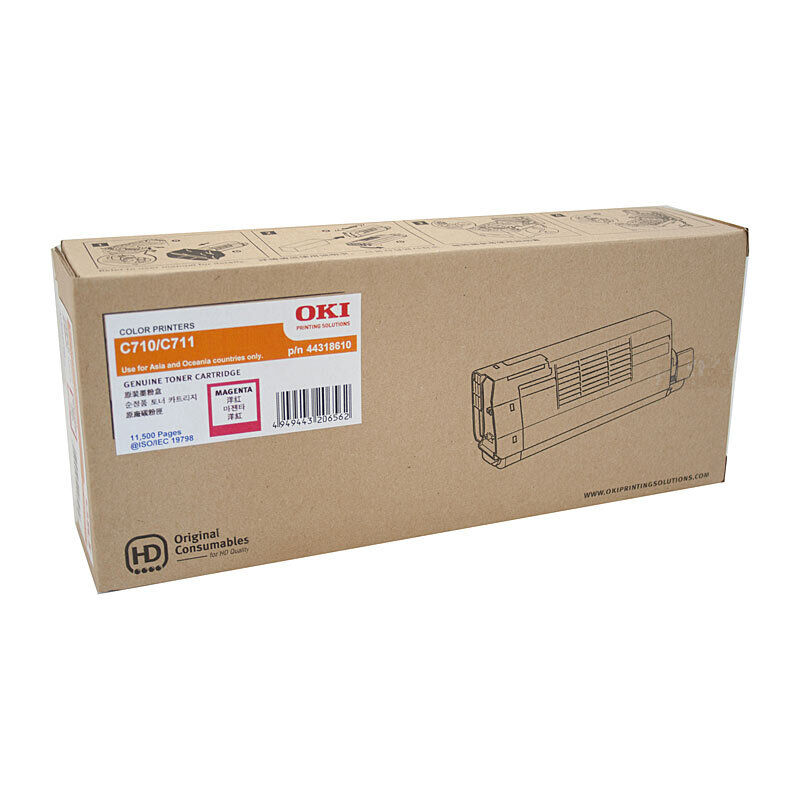 OKI 44318610 Magenta Genuine Toner Cartridge