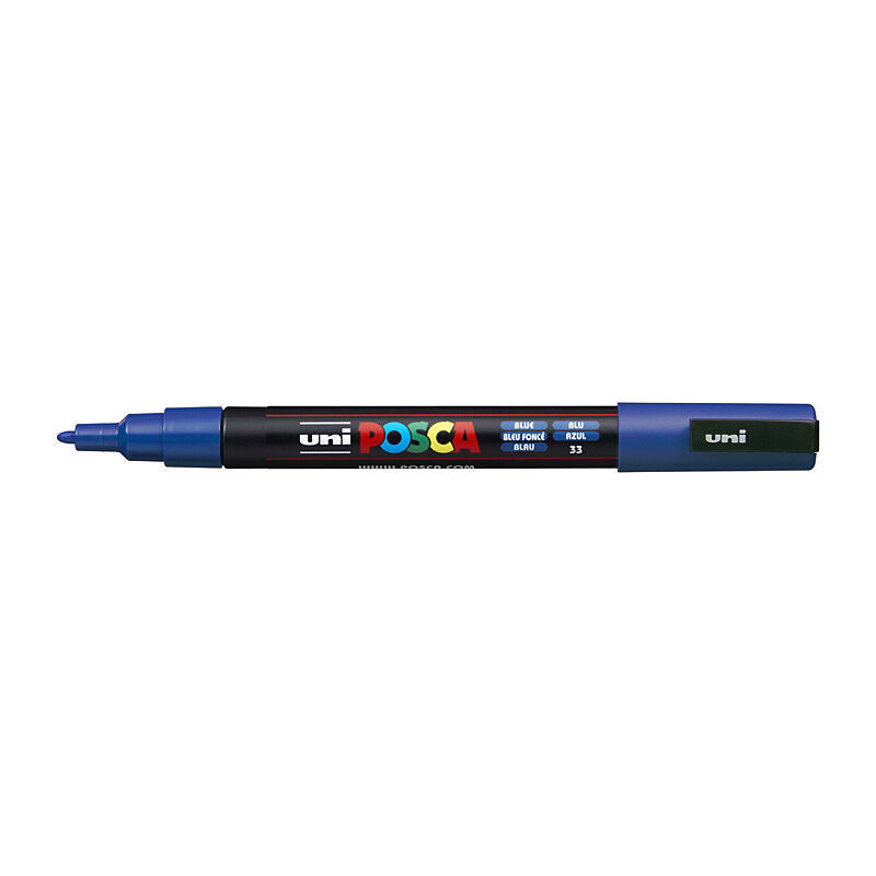 Posca PC-3M Fine Blt Mrkr Blu