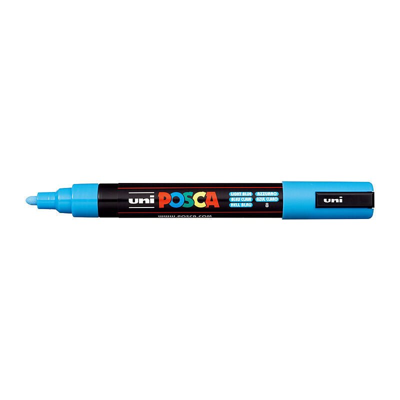 Posca PC-5M Med Blt Light Blu