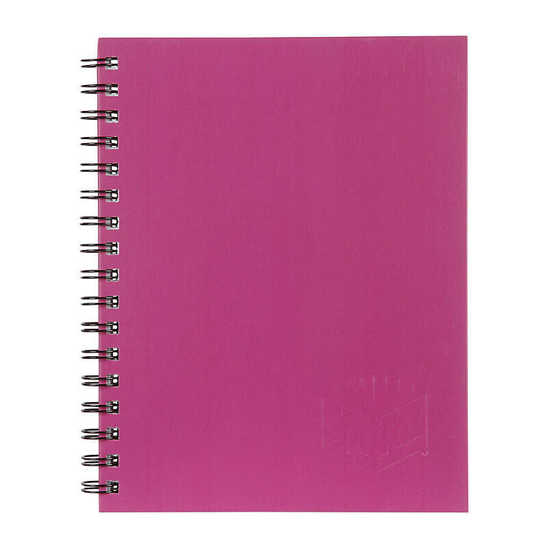 Spirax 511 Hard Cover Book Pink S/O Pk5