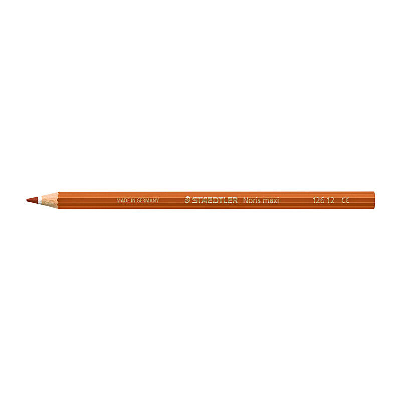 Staedtler Noris Club MAXI Learner Colour Pencil - 12 Pack - Brown
