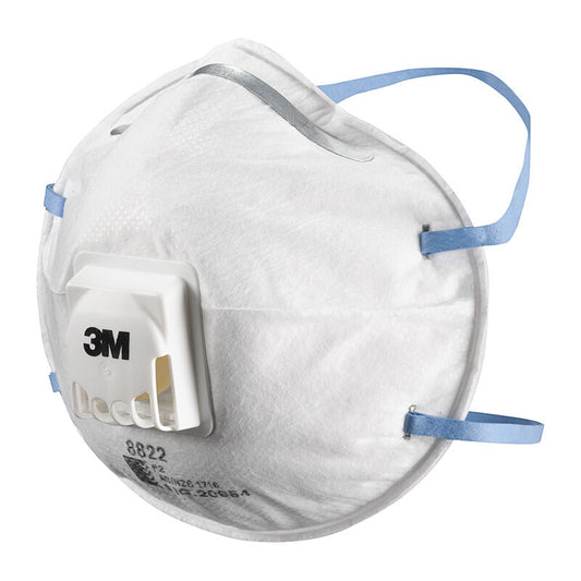 3M 8822 Resp P2 Vlv Ctn10 Bx24