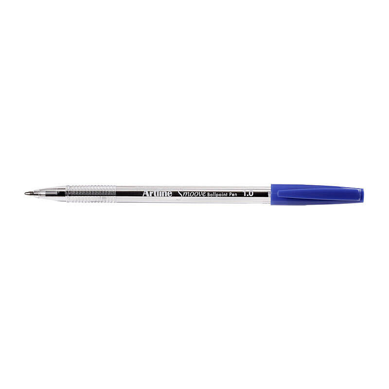 Artline Smoove Ballpoint Pen Medium Blue Bx12