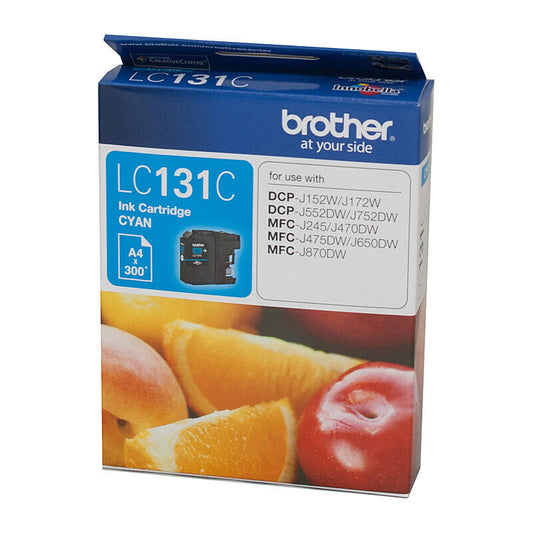 Brother LC131C Cyan Genuine Toner Cartridge