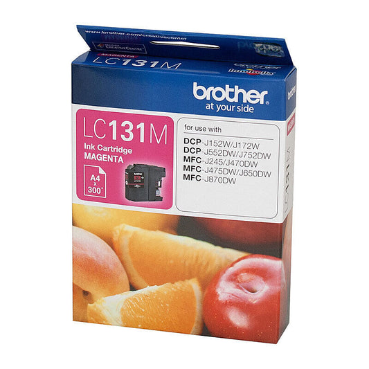 Brother LC131M Magenta Genuine Toner Cartridge