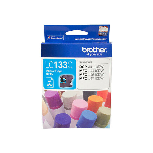 Brother LC133C Cyan Genuine Toner Cartridge