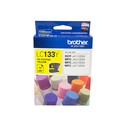 Brother LC133Y Yellow Genuine Toner Cartridge