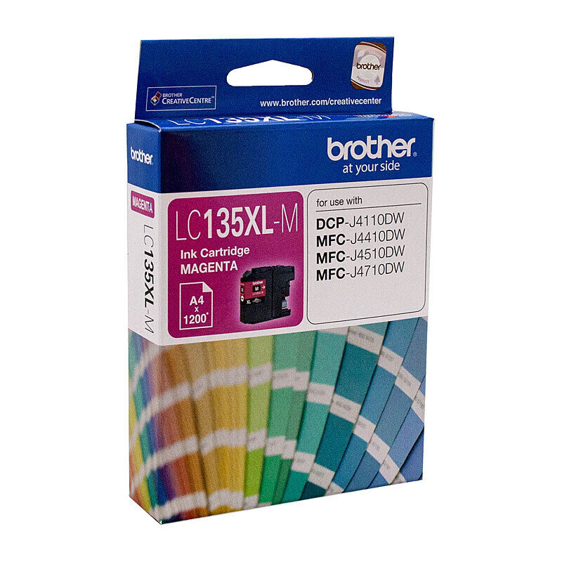 Brother LC135XLM Magenta Genuine Toner Cartridge