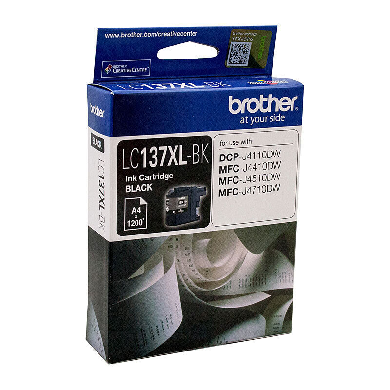 Brother LC137XLBK Black Genuine Toner Cartridge