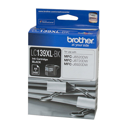 Brother LC139XLBK Black Genuine Toner Cartridge