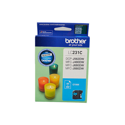 Brother LC231CS Cyan Genuine Ink Cartridge