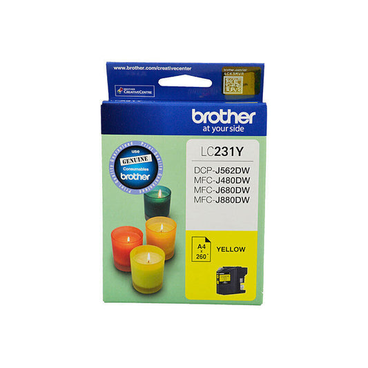 Brother LC231YS Yellow Genuine Ink Cartridge