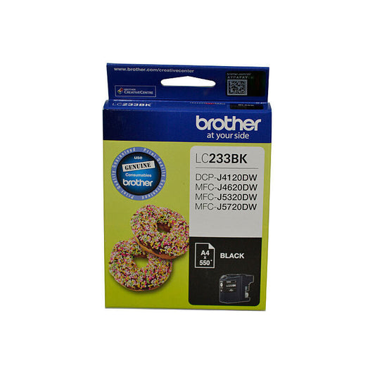 Brother LC233BKS Black Genuine Ink Cartridge