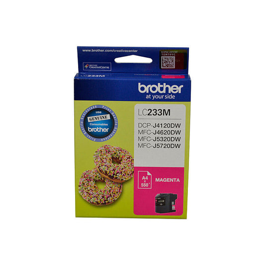 Brother LC233MS Magenta Genuine Ink Cartridge