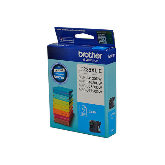 Brother LC235XLCS Cyan Genuine Ink Cartridge
