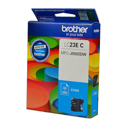 Brother LC23EC Cyan Genuine Ink Cartridge