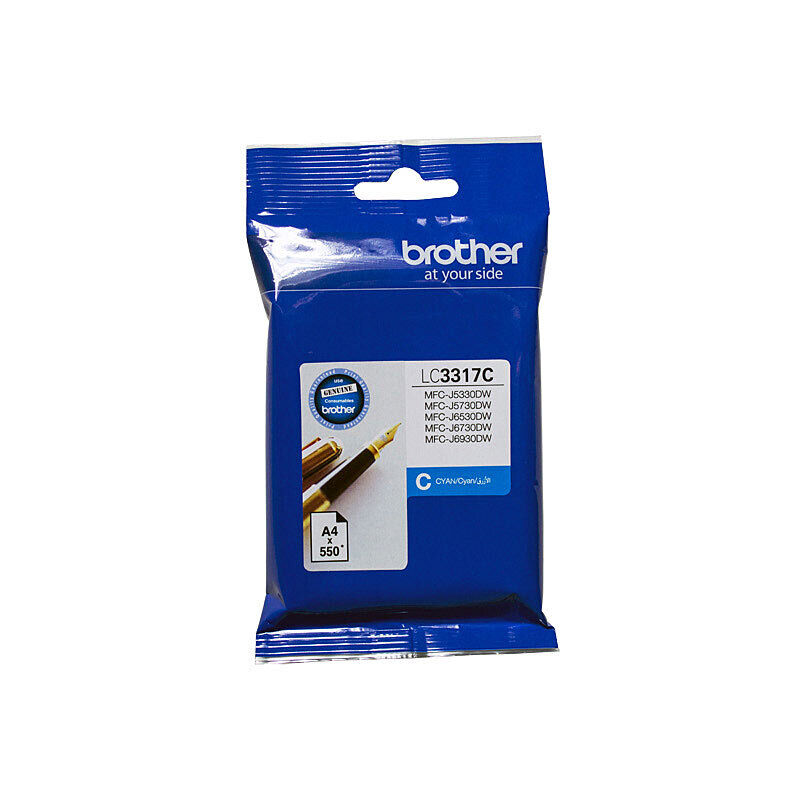 Brother LC3317C Cyan Genuine Toner Cartridge