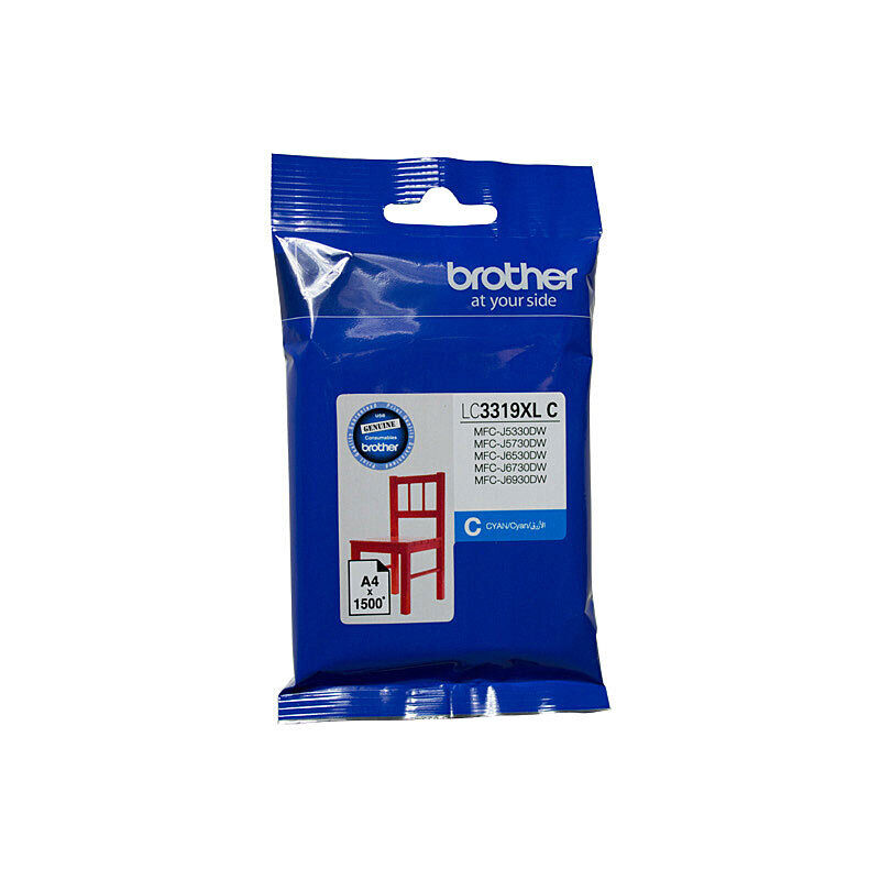 Brother LC3319XLC Cyan Genuine Toner Cartridge