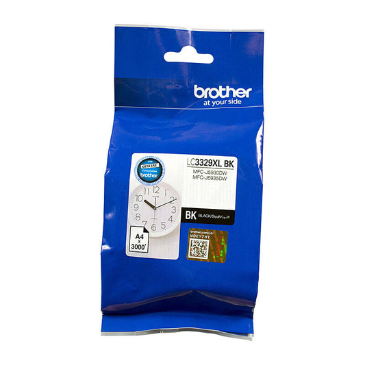 Brother LC3329XLBK Black Genuine Toner Cartridge
