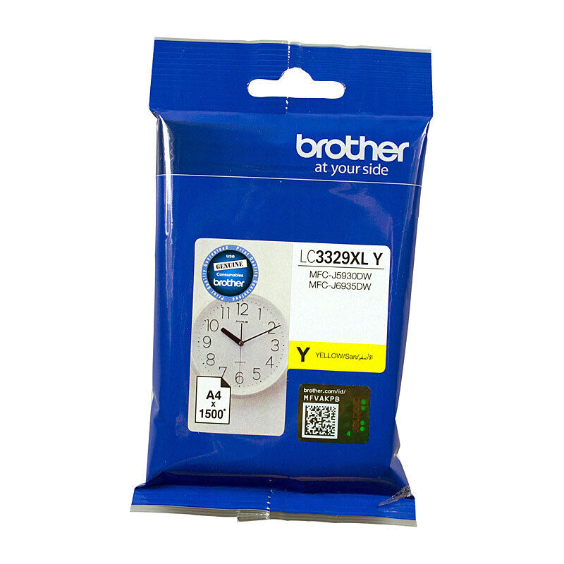 Brother LC3329XLY Yellow Genuine Ink Cartridge