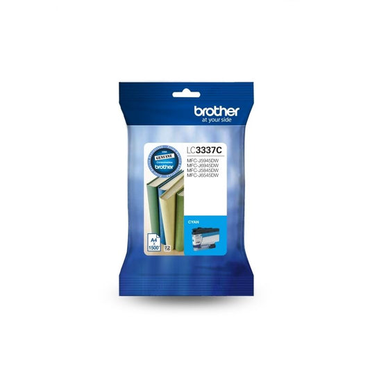 Brother LC3337C Cyan Genuine Toner Cartridge