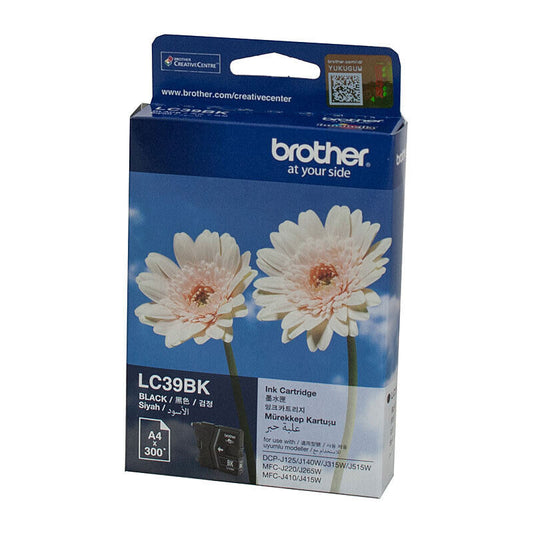 Brother LC39BK Black Genuine Ink Cartridge