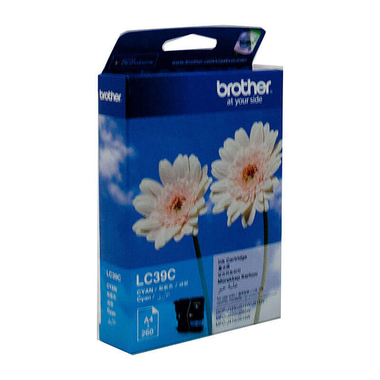 Brother LC39C Cyan Genuine Toner Cartridge