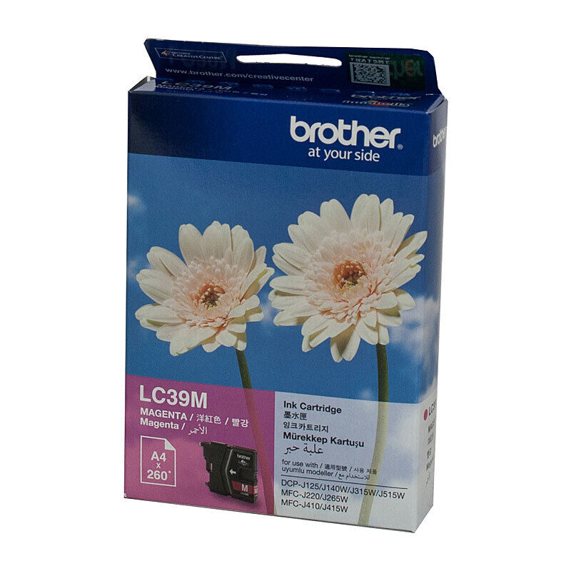 Brother LC39M Magenta Genuine Toner Cartridge