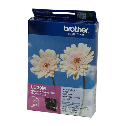 Brother LC39M Magenta Genuine Toner Cartridge