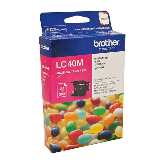 Brother LC40M Magenta Genuine Toner Cartridge