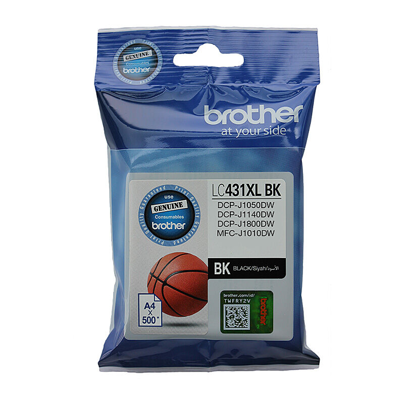 Brother LC431XLBK Black Genuine Toner Cartridge