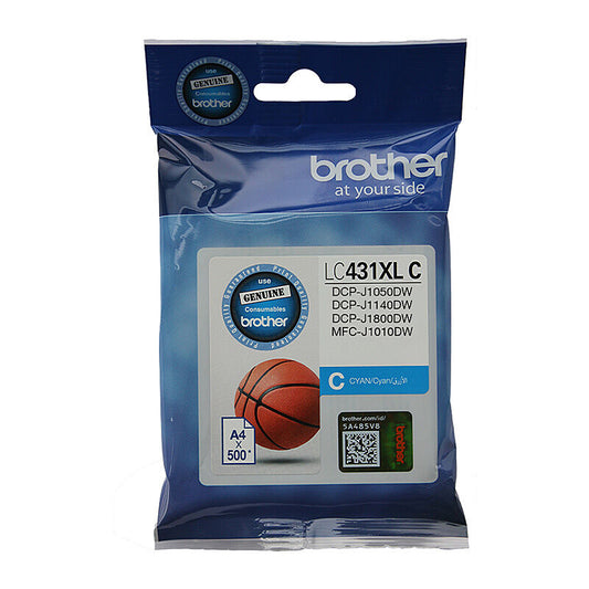 Brother LC431XLC Cyan Genuine Ink Cartridge