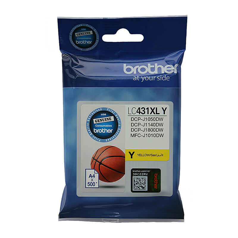 Brother LC431XLY Genuine Toner Cartridge