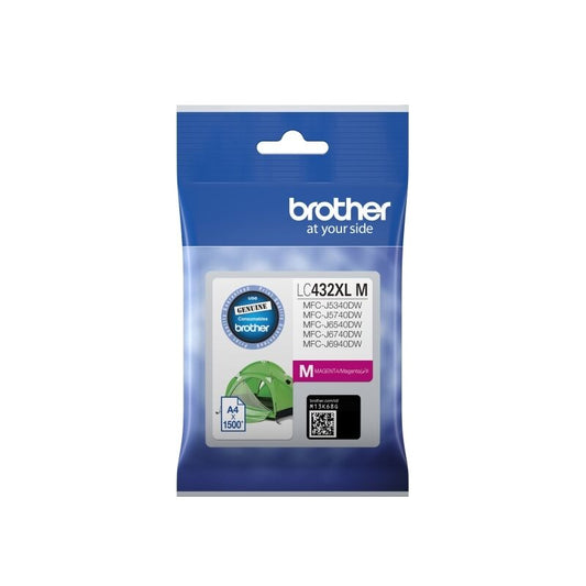 Brother LC432XLM Magenta Genuine Toner Cartridge
